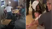 Abogado hace reclamo a fiscal provincial y protagonizan violenta pelea a botellazos en Áncash: ''Me has ofendido''