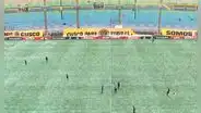 Fuerte granizada sorprendió a Cusco FC y Sport Boys: así quedó la cancha del estadio Garcilaso