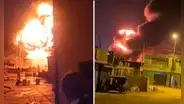 Gigantesco incendio consume almacén en Chosica: más de 30 unidades de bomberos luchan en la emergencia