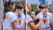 ¿Volverá a la TV? Gisela Valcárcel generó sorpresa al pasar frente a conocida casa televisora