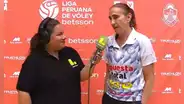 Natalia Málaga regresa con fuerza a la Liga Peruana de Vóley tras tres años y debuta con triunfo en Deportivo Géminis: ''Me siento con muchas ganas de competir''