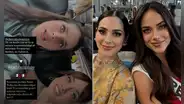 Fátima Bosch y Karla Bacigalupo niegan supuesta rivalidad entre ellas en el Miss Universo: ''Aquí todo good''