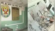 Colapsa techo de comisaría en El Agustino: derrumbe fue provocado por caída de muro de contención de una vivienda