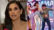 María Pía Copello defiende a Mario Hart tras sufrir percance con su outfit para el concierto de Shakira: "Fue parte del momento"