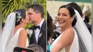 Natalia Salas se quiebra de emoción al llegar al altar en su mágica boda religiosa con Sergio Coloma