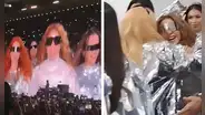 Así fue el momento en que Susy Díaz abrazó a Shakira minutos antes de su concierto en el Estadio Nacional