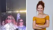 Macla Yamada fue la elegida para caminar al lado de Shakira en su tercera fecha en el Estadio Nacional