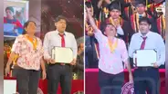 Madre rompe en llanto al recibir diploma de graduación de la UNI de su hijo fallecido: "Un aplauso hasta el cielo"
