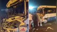 Custer del Chosicano sufre aparatoso choque en la Carretera Central: cabina de conductor quedó destruida