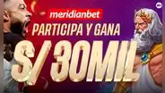Meridianbet anuncia una campaña con más de S/ 30,000 en premios