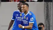 Con póker de Kylian Mbappé, Real Madrid logró un sufrido triunfo 4-3 ante Olympiacos por la Champions League