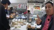 Youtuber visitó supermercado en Lima y se sorprende al ver que rematan comida a mitad de precio: "En 6 platos gastamos S/20"