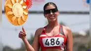 Kimberly García es flamante campeona de los Juegos Bolivarianos 2025: ganó la medalla de oro en media maratón de marcha
