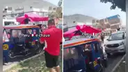 Vendedor peruano sorprender al usar portugués en su bocina para captar a clientes brasileños y redes estallan: "Aquí hablamos todos los idiomas"