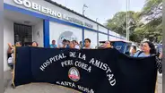 Piura: trabajadores administrativos del hospital Santa Rosa protestan por incumplimiento de pagos