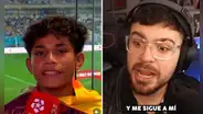 Streamer La Cobra queda en shock al descubrir que 'Pol Deportes' lo sigue en X y no a Messi ni Cristiano: 'Estoy emocionado'