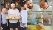 Ibai Llanos preparó él mismo pan con chicharrón en 'El Chinito' y los regaló a sus seguidores: "El campeón del mundo"