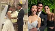 'Tunche’ Rivera, futbolista de Universitario, celebró su boda con lujosa fiesta: Ana Siucho reaparece entre los invitados