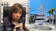 Alcaldesa de Chiclayo, Janet Cubas, sobre polémico árbol de Navidad de la ciudad que habría costado 20.000: "Está bonito"