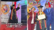 Celebra su fiesta de graduación de la UNMSM a los 82 años y emociona con su mensaje a su hermana: "Me dio todo su apoyo"