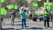Agricultores del Valle de Tambo bloquean Panamericana Sur en primer día de paro contra Tía María