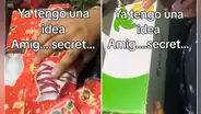 Joven recibe regalo inesperado de su amigo secreto por Navidad y redes estallan: "Era exactamente lo que decía en la caja"