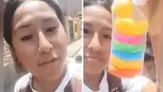 Vecina reclama por juguetes de chocolatada en Ate y desata críticas: "Mejor me hubiera ido al centro con S/2"