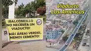 Vecinos rechazan viaducto Las Américas en La Victoria: obra de la Municipalidad de Lima fue calificada inviable en 2020 por no reducir tráfico