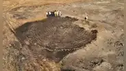 Arqueólogos no se explican como un misterioso laberinto circular de hace 2.000 años de origen romano fue hallado en India