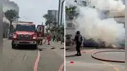 Incendio de grandes proporciones consume la tienda de bicicleta Rudra Ebikes en pleno corazón de Miraflores