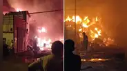 Voraz incendio consume local de chatarrería en Chorrillos: dueño denuncia presuntas extorsiones