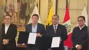 Municipalidad de Lima y MTC firman convenio para puesta en marcha de Tren Lima-Chosica tras meses de tensiones