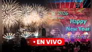 ¿Cuánto falta para Año Nuevo 2026 EN VIVO? Sigue la cuenta regresiva en el mundo: ¡América Latina recibe con fuegos artificiales!