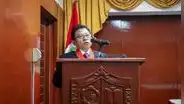 Presidente de la Corte Superior de Justicia de Sullana, en apertura de Año Judicial 2026