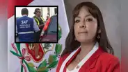 Denuncian a congresista Kira Alcarraz por agredir a fiscalizador del SAT