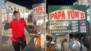 Emprendedor en Cusco se vuelve viral con su puesto de pizzas ‘Papa Yon’s’ y en redes reaccionan: “Lleva leche condensada”