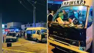 Asesinan a conductor de una combi en Comas: policía de civil abatió al sicario tras una persecución