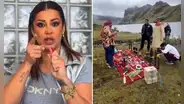 Karla Tarazona niega haber hecho un 'amarre' tras ser vista en ritual con Christian Domínguez: “Si no hay amor, no hay nada”