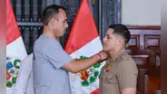 Suboficial Eriksson Roy Pozo es ascendido tras abatir a sicario que asesinó a transportista en Comas