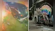 Atentan con explosivo a bus de la agrupación Armonía 10 de Walther Lozada durante presentación en Trujillo