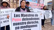 Docentes exigen nombramiento con reglamentación inmediata de la Ley 32390 en Juliaca