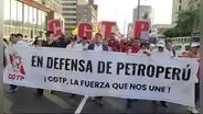 Rechazo en las calles a la privatización de Petroperú y la entrega célere de la Refinería de Talara