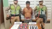 Piura: detienen a presunto extorsionador con municiones y stickers de Sarita Colonia