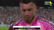 Alan Cantero al borde del llanto tras intercambiar camiseta con Lionel Messi: "No puedo creer que lo abracé"