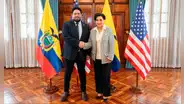 Estados Unidos y Ecuador refuerzan relaciones para dar un "duro golpe" al narcotráfico que opera en frontera con Perú y Colombia