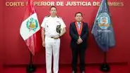 Presidente de la Corte Superior de Justicia de Tumbes fortalece coordinación interinstitucional con la Marina de Guerra
