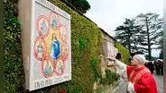¡De Chacas para el mundo! Dos obras de arte peruano fueron bendecidas por el papa León XIV y lucirán en los jardines del Vaticano