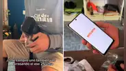 Joven compra un Samsung Galaxy X25 Ultra de 256 GB por Temu y su reacción al encenderlo desata risas: "Mira la fluidez"