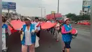 Vecinos de Lima Sur realizan marcha de sacrificio por falta de agua y piden continuar obra potable Nueva Rinconada: "Los silos están colapsando"