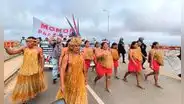 Iquitos: comunidades bloquean el puente Nanay y denuncian la retención de fondos para obras públicas